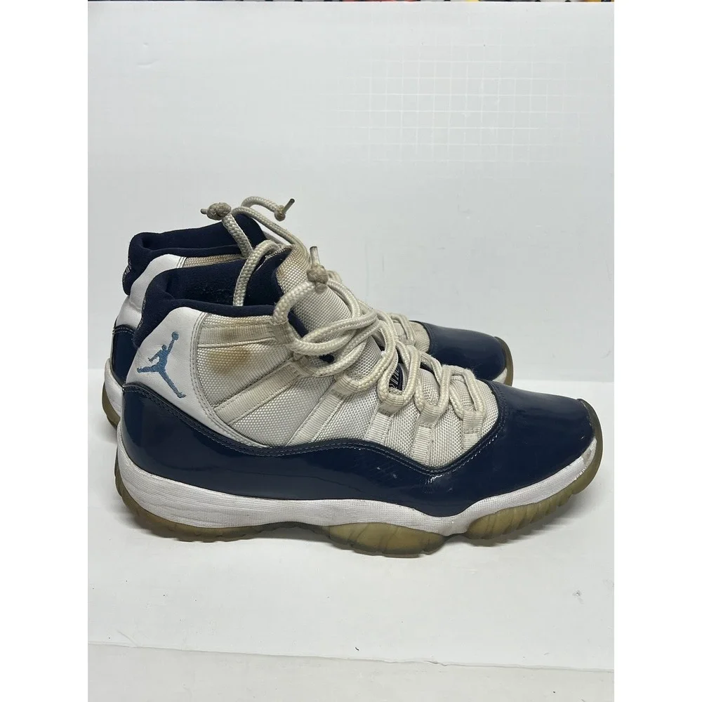 Nike Air Jordan 11 XI Retro Win Like 82 University Blue 378037-123 Mens‎ Size 10